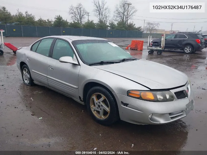 2004 Pontiac Bonneville Se VIN: 1G2HX52K34U176487 Lot: 39104015