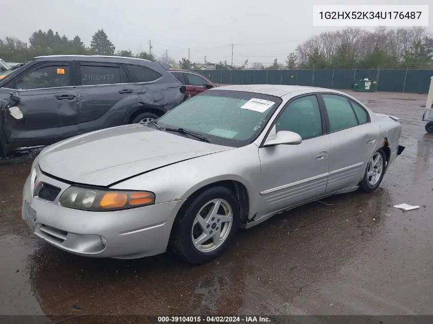 2004 Pontiac Bonneville Se VIN: 1G2HX52K34U176487 Lot: 39104015