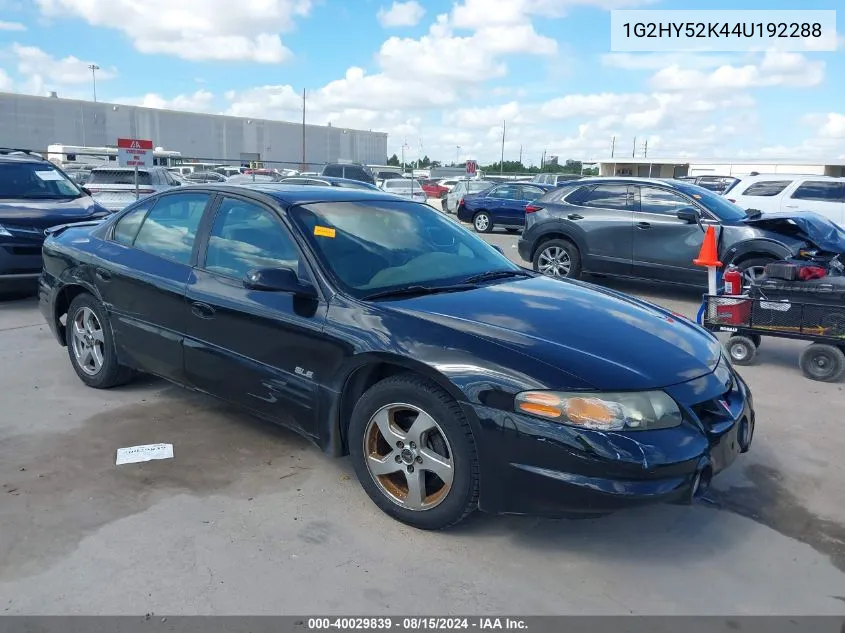 1G2HY52K44U192288 2004 Pontiac Bonneville Sle