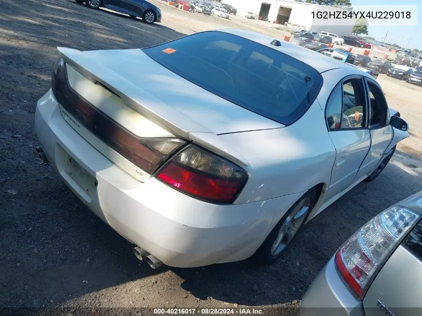 1G2HZ54YX4U229018 2004 Pontiac Bonneville Gxp