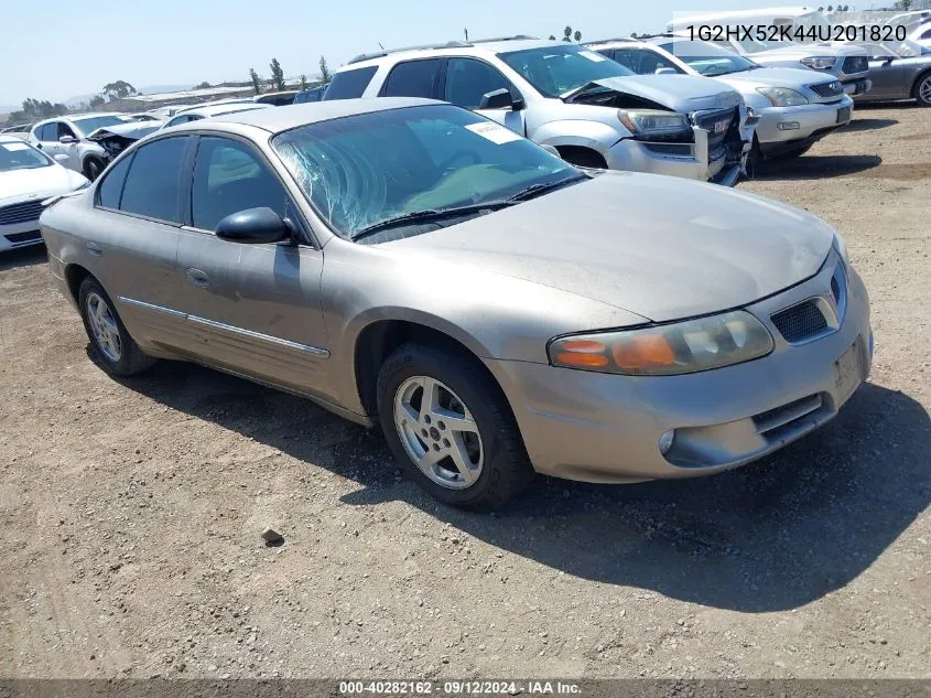 2004 Pontiac Bonneville Se VIN: 1G2HX52K44U201820 Lot: 40282162