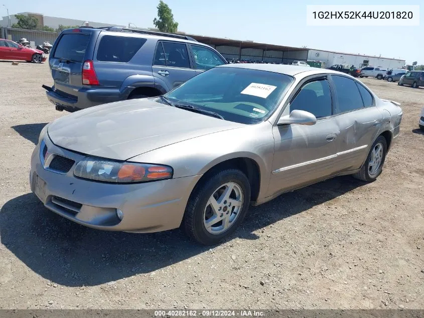 2004 Pontiac Bonneville Se VIN: 1G2HX52K44U201820 Lot: 40282162