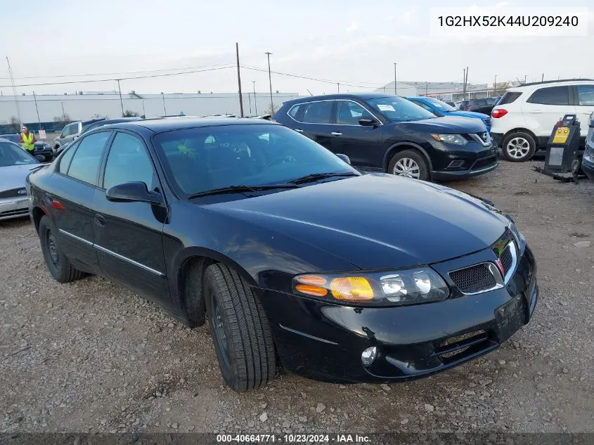 2004 Pontiac Bonneville Se VIN: 1G2HX52K44U209240 Lot: 40664771