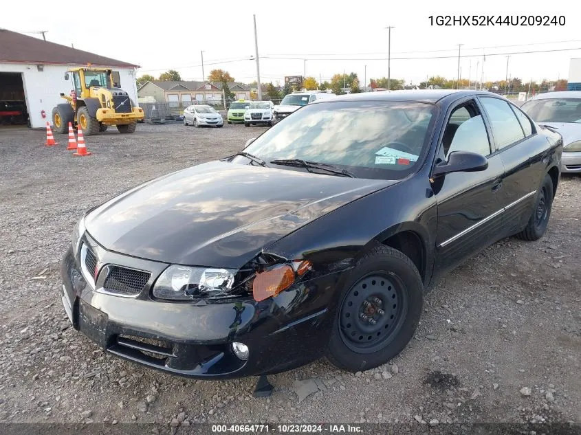 2004 Pontiac Bonneville Se VIN: 1G2HX52K44U209240 Lot: 40664771