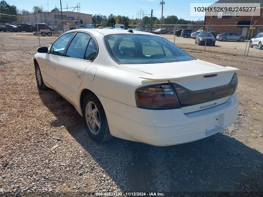 1G2HX52K94U245277 2004 Pontiac Bonneville Se