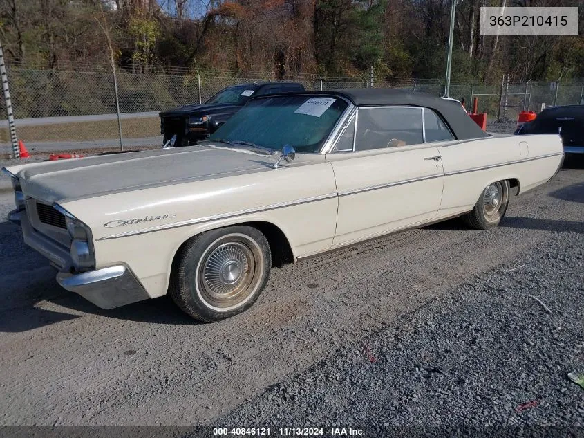 1963 Pontiac Catalina VIN: 363P210415 Lot: 40846121