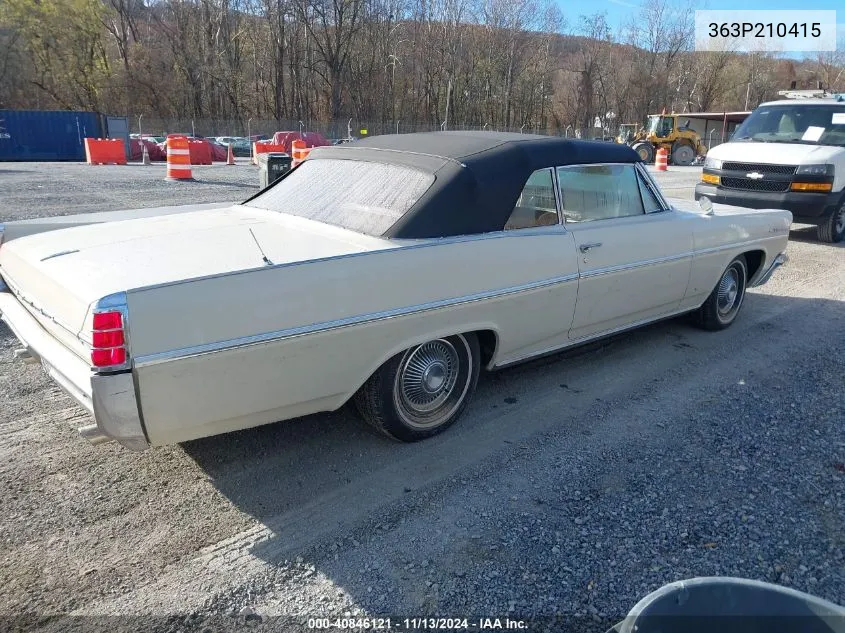 1963 Pontiac Catalina VIN: 363P210415 Lot: 40846121