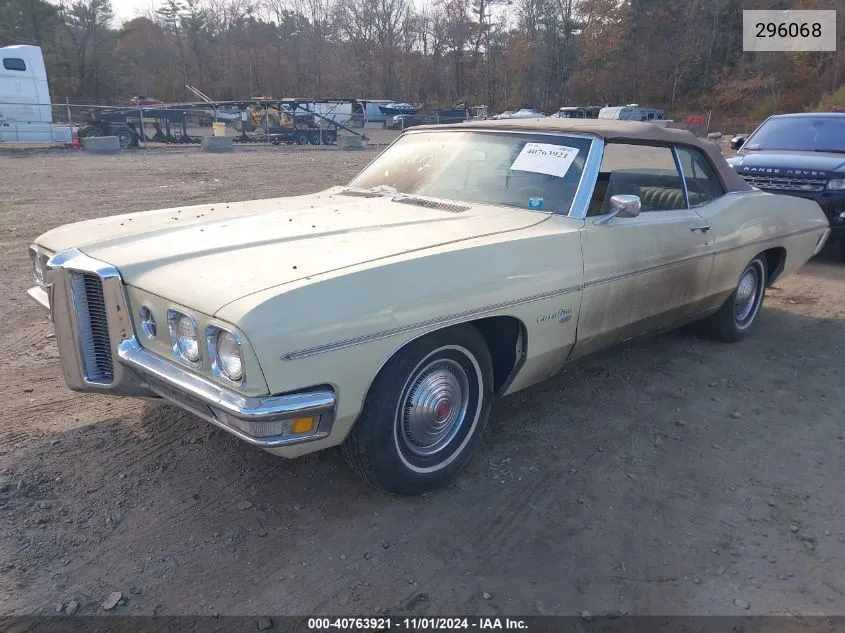 1970 Pontiac Catalina VIN: 296068 Lot: 40763921