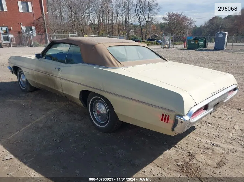 1970 Pontiac Catalina VIN: 296068 Lot: 40763921