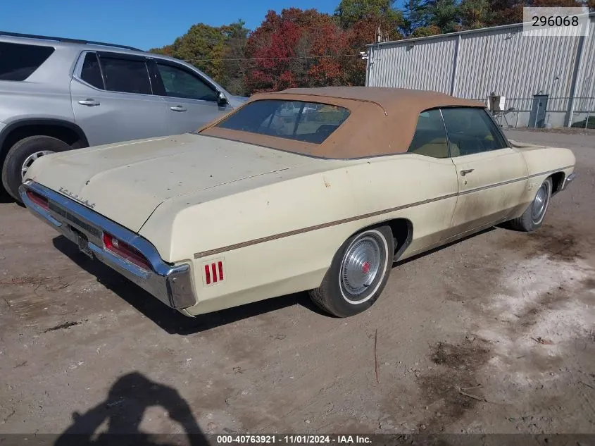 1970 Pontiac Catalina VIN: 296068 Lot: 40763921