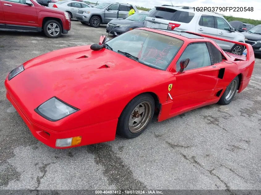 1985 Pontiac Fiero Gt VIN: 1G2PG3790FP220548 Lot: 40497412