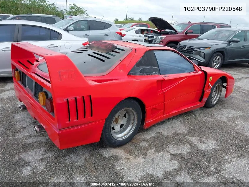 1985 Pontiac Fiero Gt VIN: 1G2PG3790FP220548 Lot: 40497412