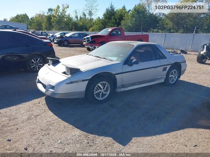 1985 Pontiac Fiero Gt VIN: 1G2PG3796FP224751 Lot: 40626695