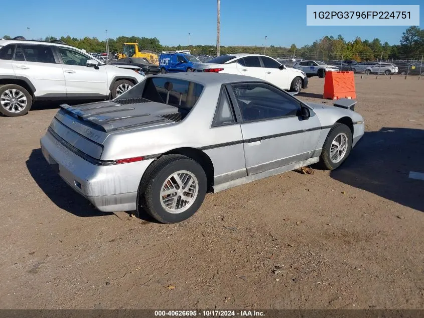 1985 Pontiac Fiero Gt VIN: 1G2PG3796FP224751 Lot: 40626695