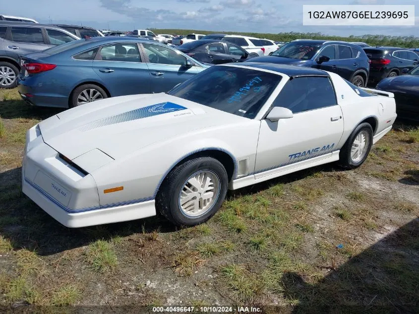 1984 Pontiac Firebird Trans Am VIN: 1G2AW87G6EL239695 Lot: 40496647