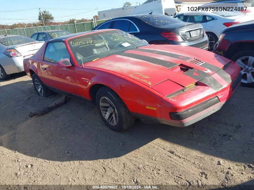 1986 Pontiac Firebird Se VIN: 1G2FX87S8GN224887 Lot: 40579507