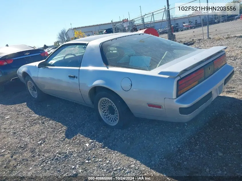 1987 Pontiac Firebird VIN: 1G2FS21H9HN203556 Lot: 40665865