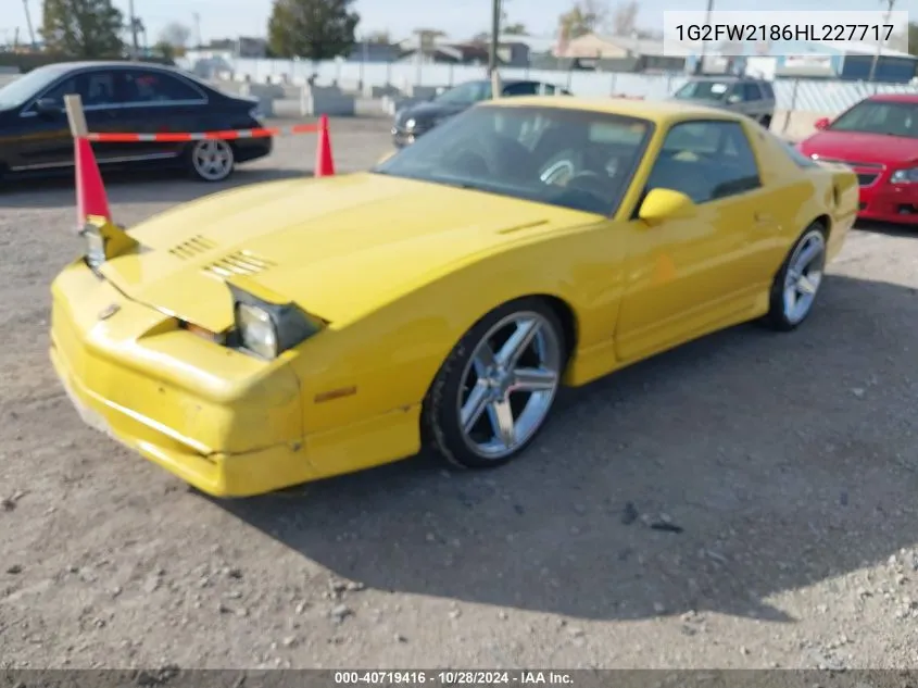 1987 Pontiac Firebird Trans Am VIN: 1G2FW2186HL227717 Lot: 40719416