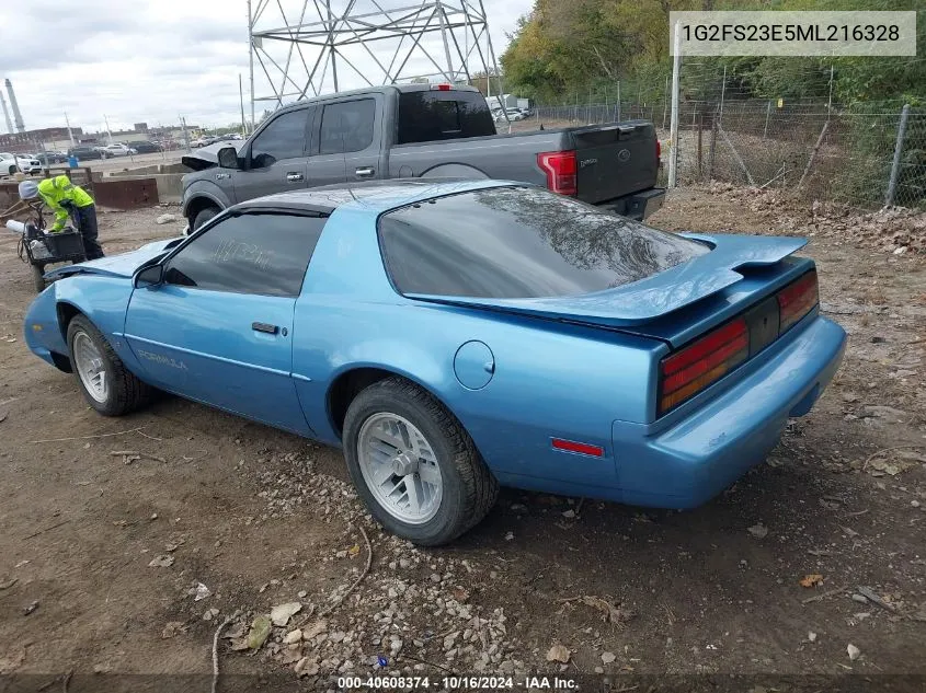 1991 Pontiac Firebird Formula VIN: 1G2FS23E5ML216328 Lot: 40608374