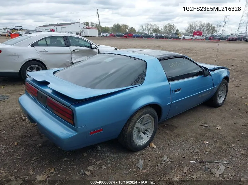 1991 Pontiac Firebird Formula VIN: 1G2FS23E5ML216328 Lot: 40608374