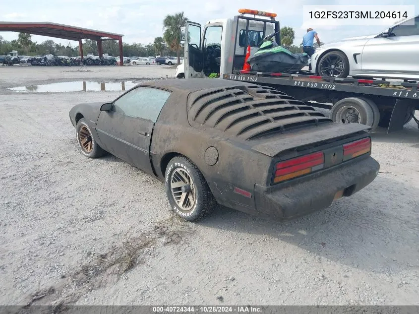 1991 Pontiac Firebird VIN: 1G2FS23T3ML204614 Lot: 40724344