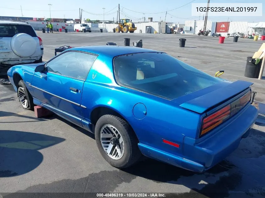 1992 Pontiac Firebird Formula VIN: 1G2FS23E4NL201997 Lot: 40496319