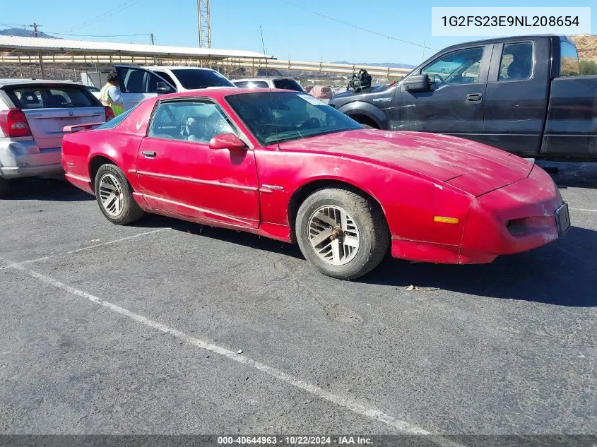 1992 Pontiac Firebird Formula VIN: 1G2FS23E9NL208654 Lot: 40644963