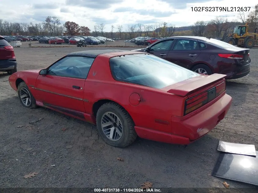 1992 Pontiac Firebird VIN: 1G2FS23T9NL212637 Lot: 40731738