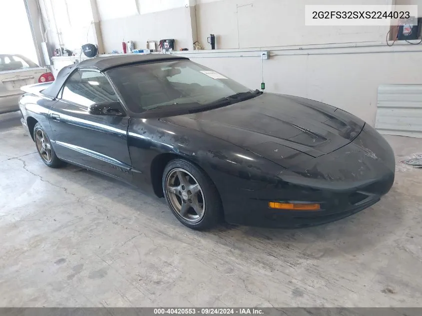 1995 Pontiac Firebird VIN: 2G2FS32SXS2244023 Lot: 40420553