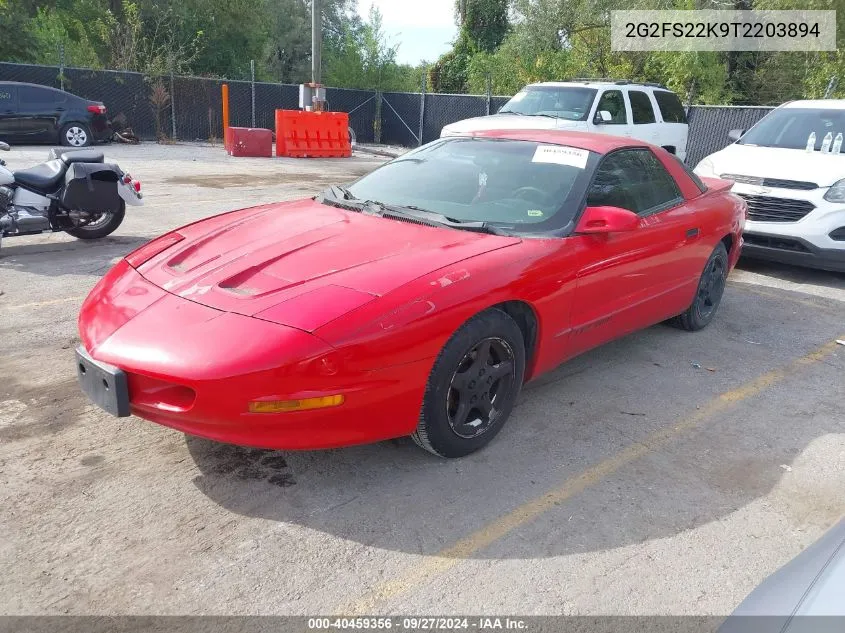 1996 Pontiac Firebird VIN: 2G2FS22K9T2203894 Lot: 40459356