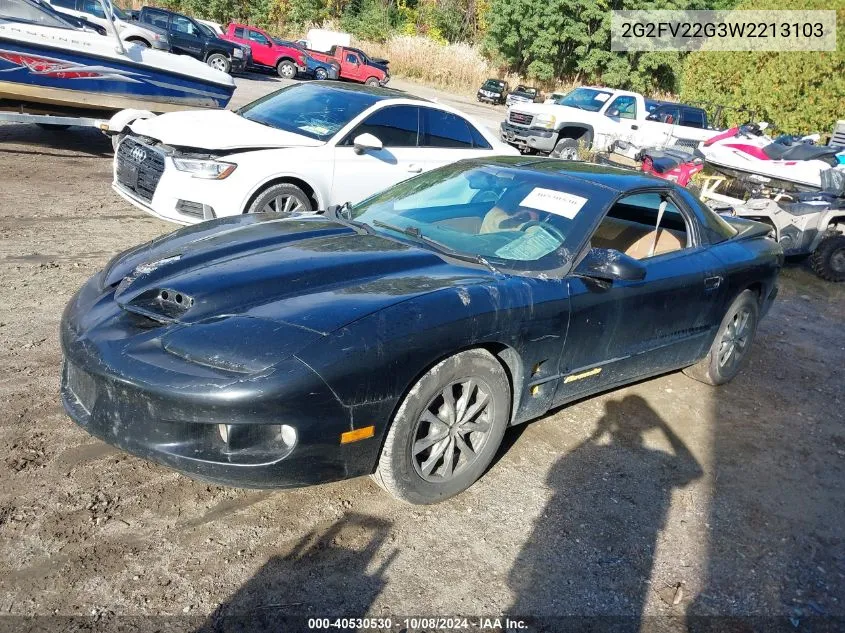 1998 Pontiac Firebird Formula VIN: 2G2FV22G3W2213103 Lot: 40530530