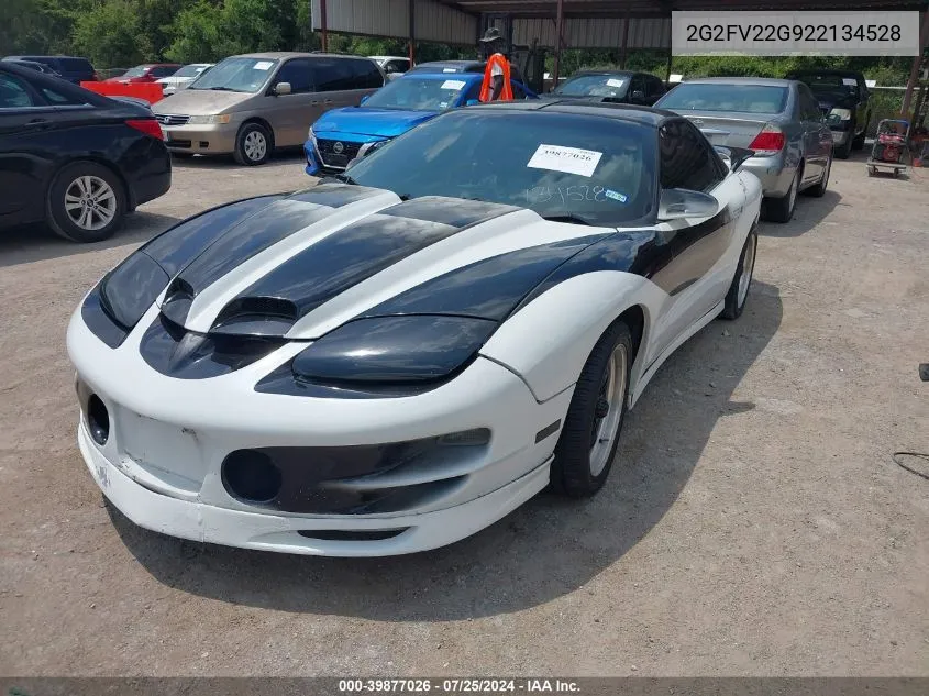 2002 Pontiac Firebird Trans Am VIN: 2G2FV22G922134528 Lot: 39877026