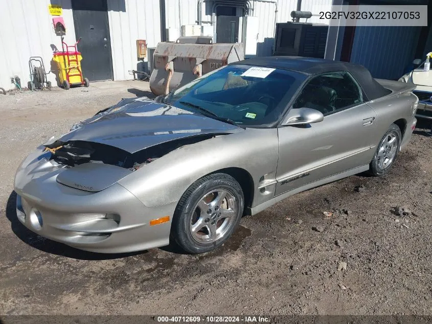 2002 Pontiac Firebird Trans Am VIN: 2G2FV32GX22107053 Lot: 40712609