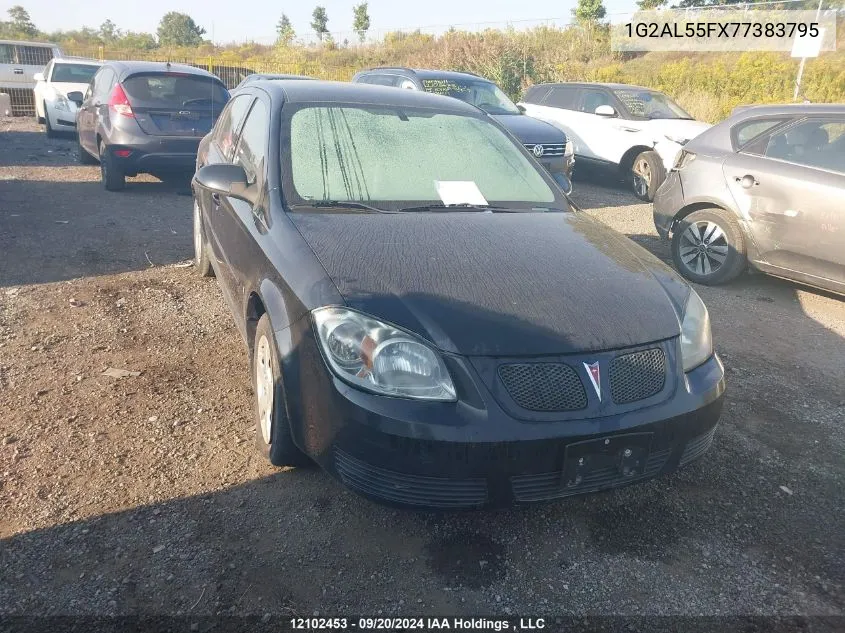 2007 Pontiac G5 VIN: 1G2AL55FX77383795 Lot: 12102453