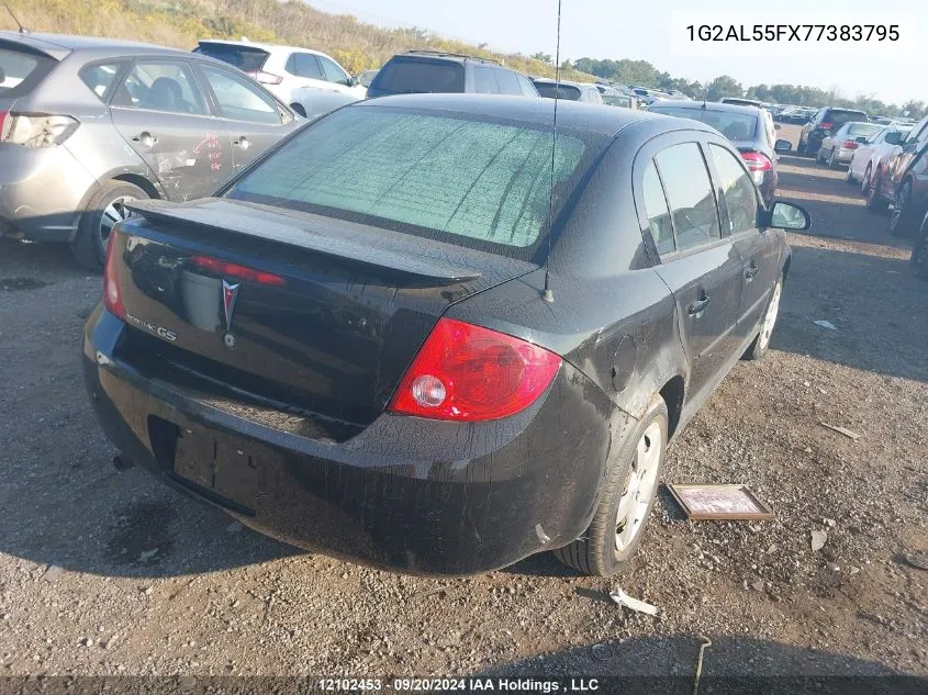 2007 Pontiac G5 VIN: 1G2AL55FX77383795 Lot: 12102453