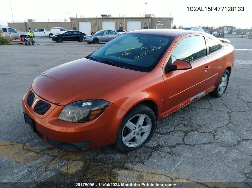 2007 Pontiac G5 VIN: 1G2AL15F477128133 Lot: 20175096