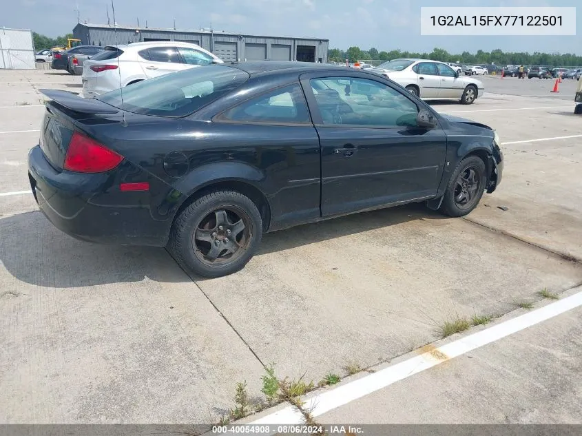 2007 Pontiac G5 VIN: 1G2AL15FX77122501 Lot: 40054908