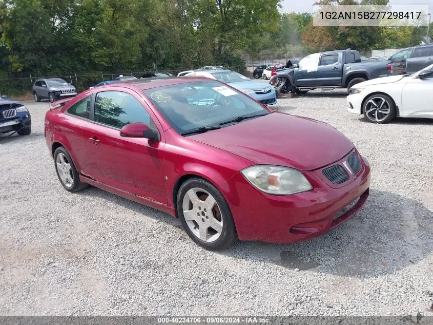 1G2AN15B277298417 2007 Pontiac G5 Gt