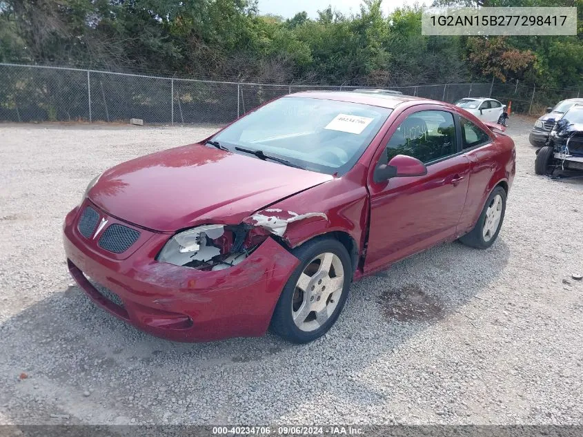 1G2AN15B277298417 2007 Pontiac G5 Gt