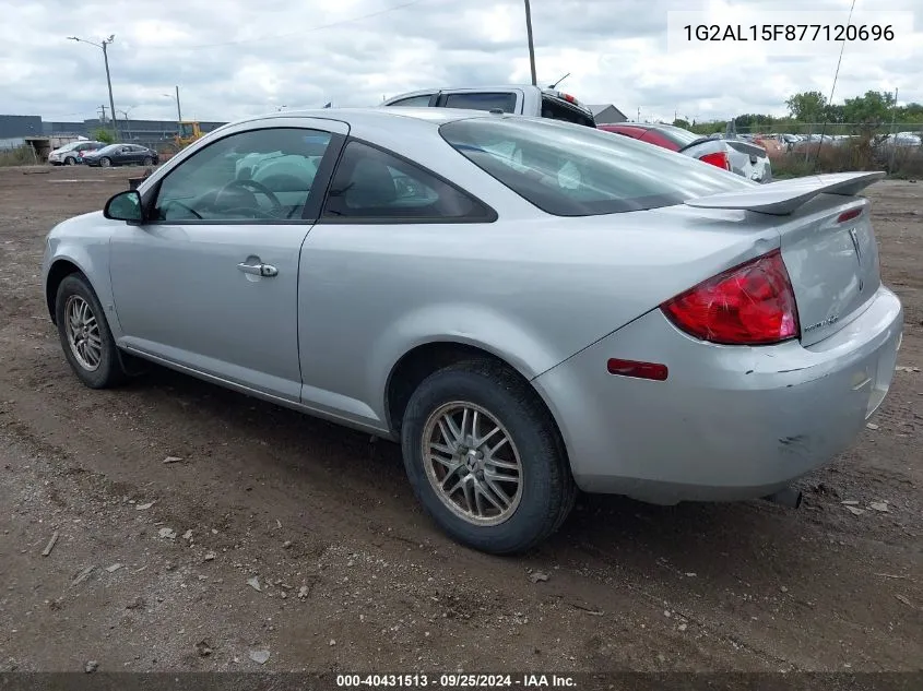 2007 Pontiac G5 VIN: 1G2AL15F877120696 Lot: 40431513