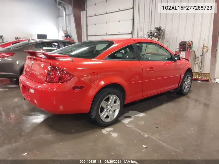 2007 Pontiac G5 VIN: 1G2AL15F277288723 Lot: 40435116