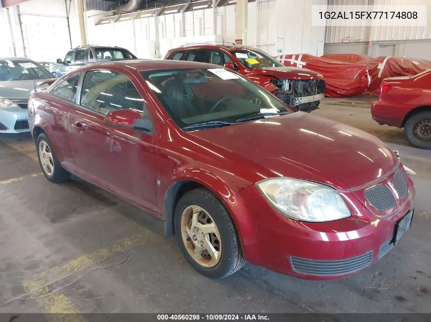 2007 Pontiac G5 VIN: 1G2AL15FX77174808 Lot: 40560298