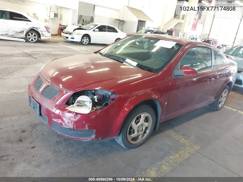 2007 Pontiac G5 VIN: 1G2AL15FX77174808 Lot: 40560298