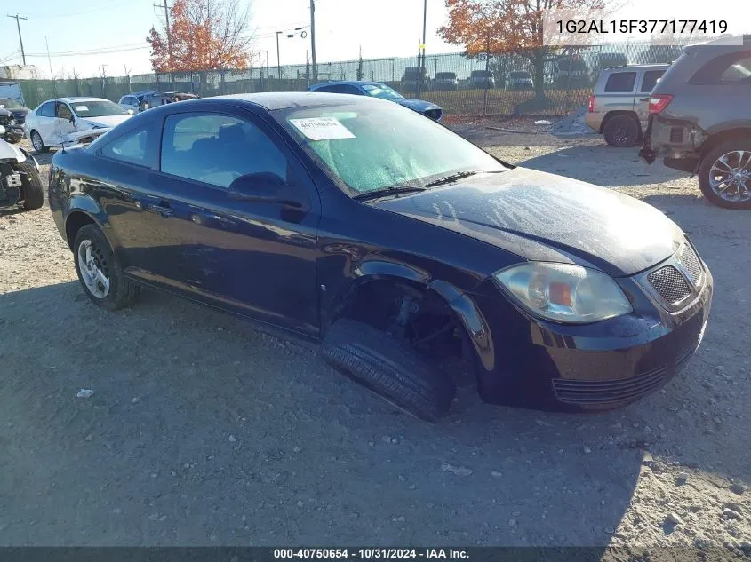 2007 Pontiac G5 VIN: 1G2AL15F377177419 Lot: 40750654