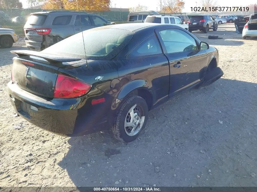 2007 Pontiac G5 VIN: 1G2AL15F377177419 Lot: 40750654