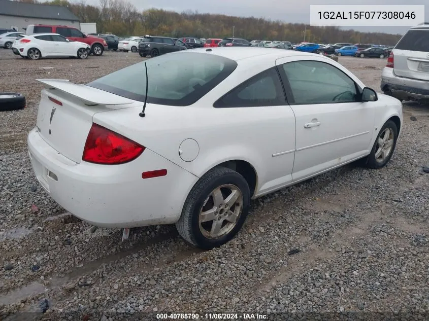 2007 Pontiac G5 VIN: 1G2AL15F077308046 Lot: 40785790