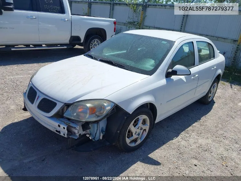 2008 Pontiac G5 VIN: 1G2AL55F787279377 Lot: 12078951