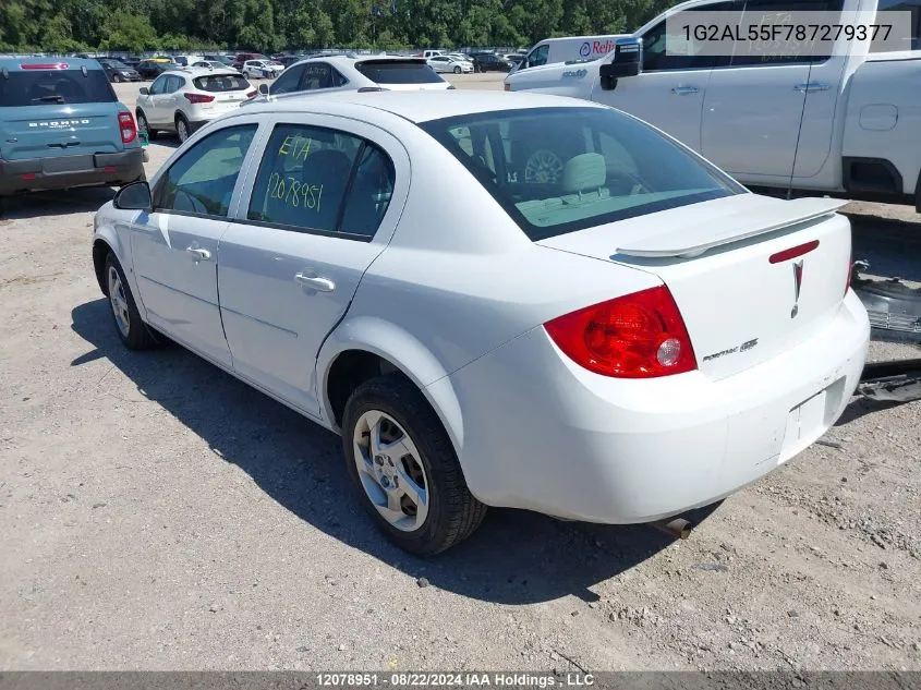 1G2AL55F787279377 2008 Pontiac G5