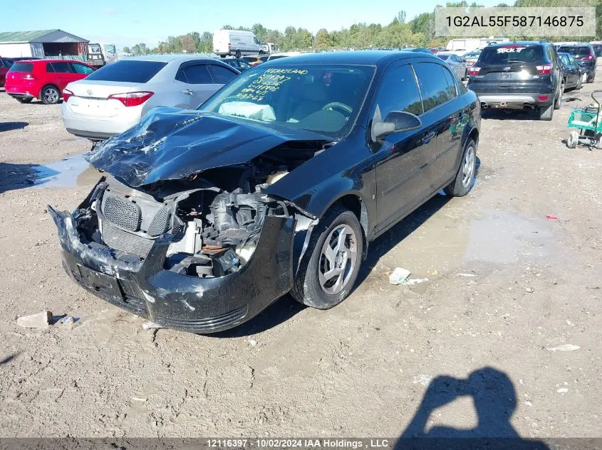 2008 Pontiac G5 Se VIN: 1G2AL55F587146875 Lot: 12116397