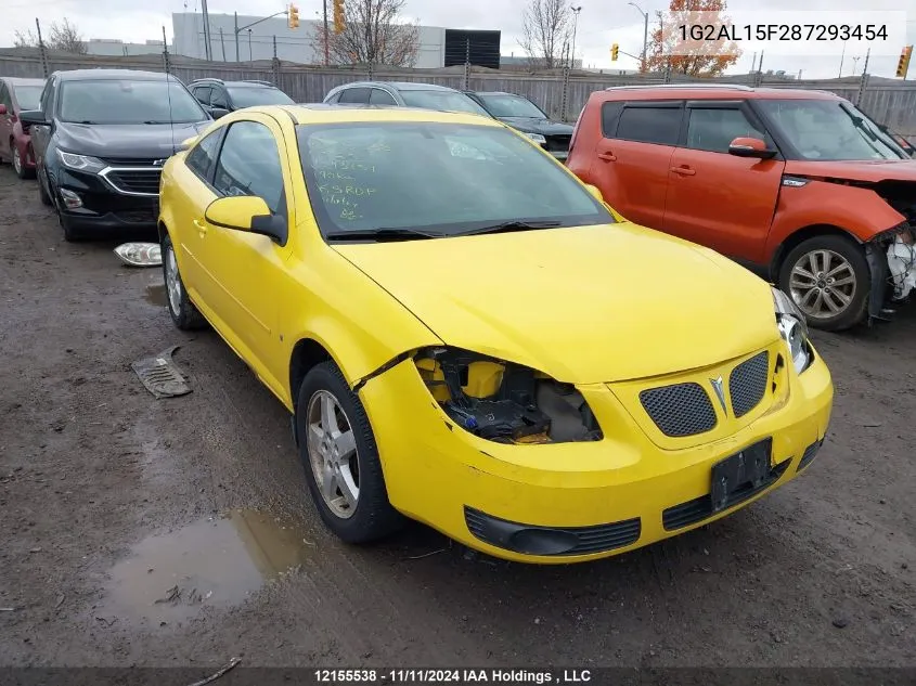 2008 Pontiac G5 VIN: 1G2AL15F287293454 Lot: 12155538